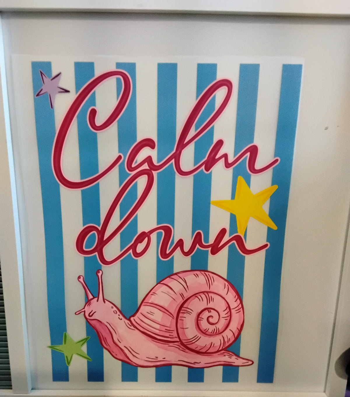 Calm Down with Pink Snail