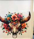 Multi colored skull