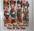 Mickey and friends celebrating Fall.