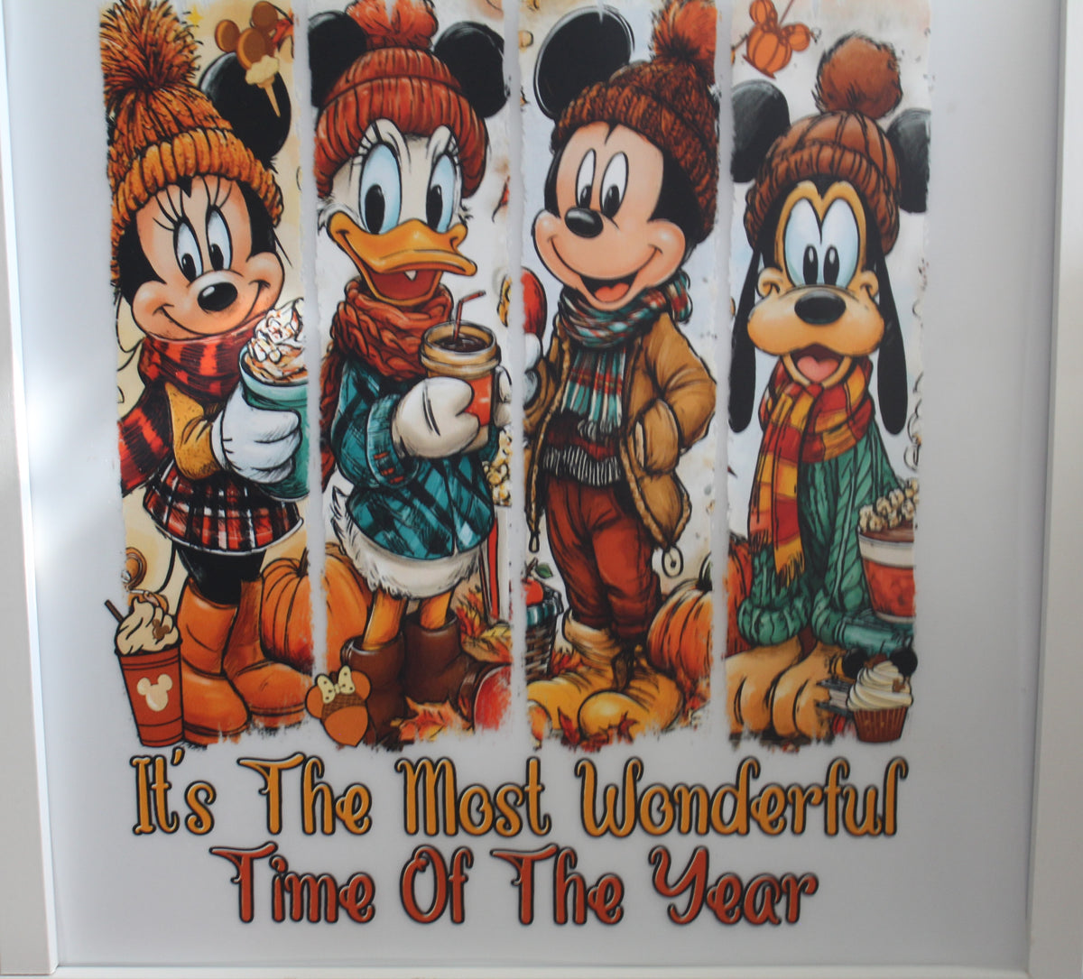 Mickey and friends celebrating Fall.