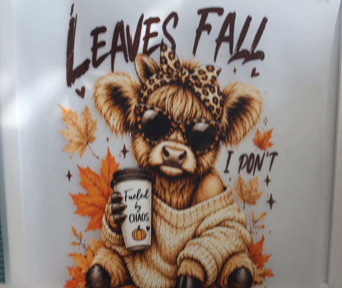 Leaves Fall with coffee