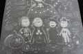 Charlie Brown and friends