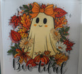 A Ghost with leaves and flowers