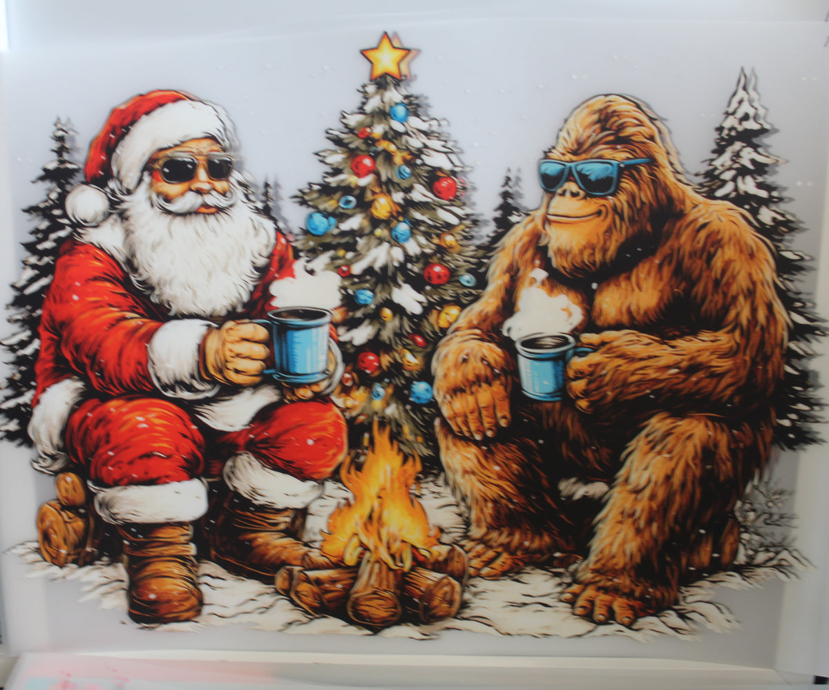 Santa and Big Foot